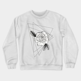 Pointillism flower Crewneck Sweatshirt